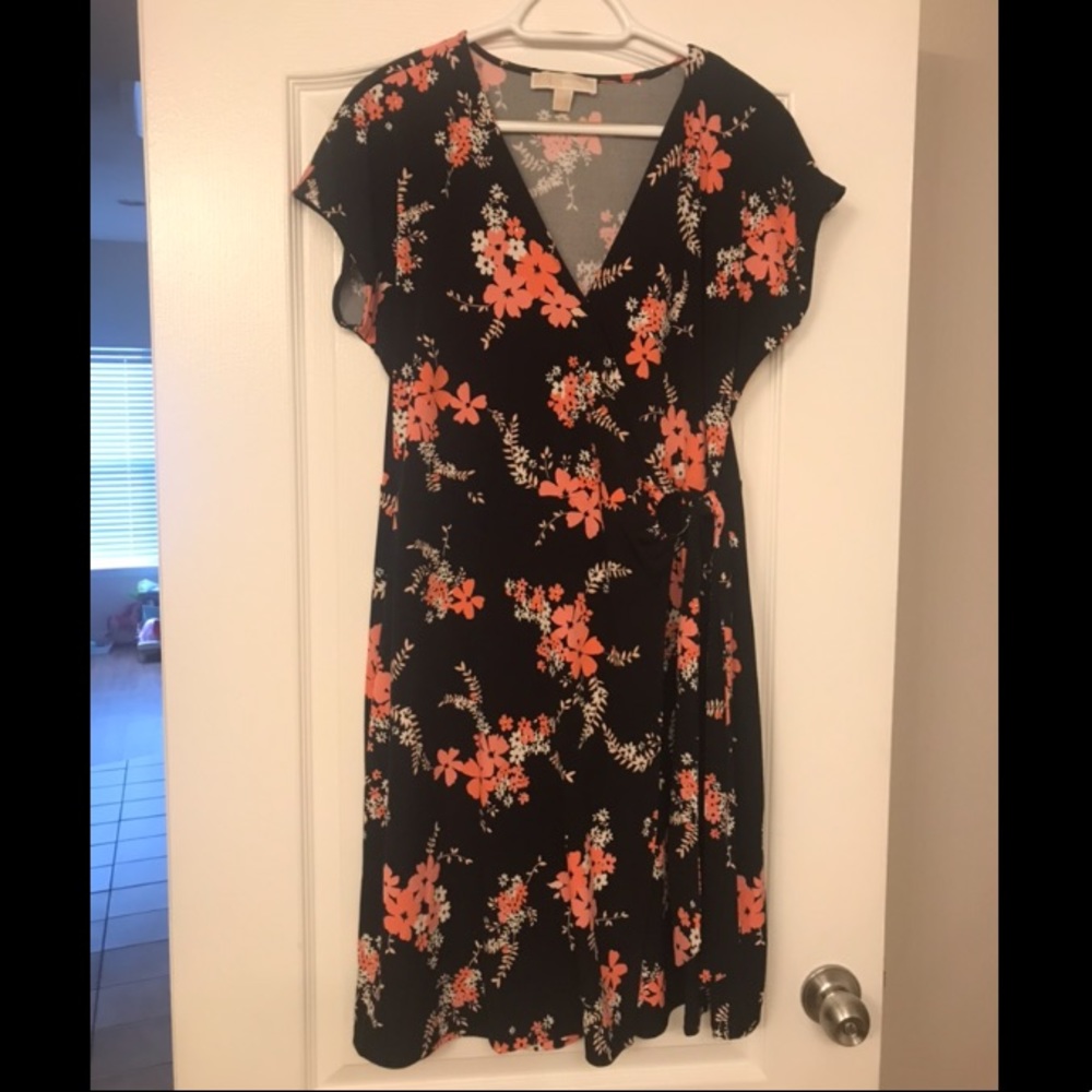 Michael Kors - Faux Wrap Dress XL